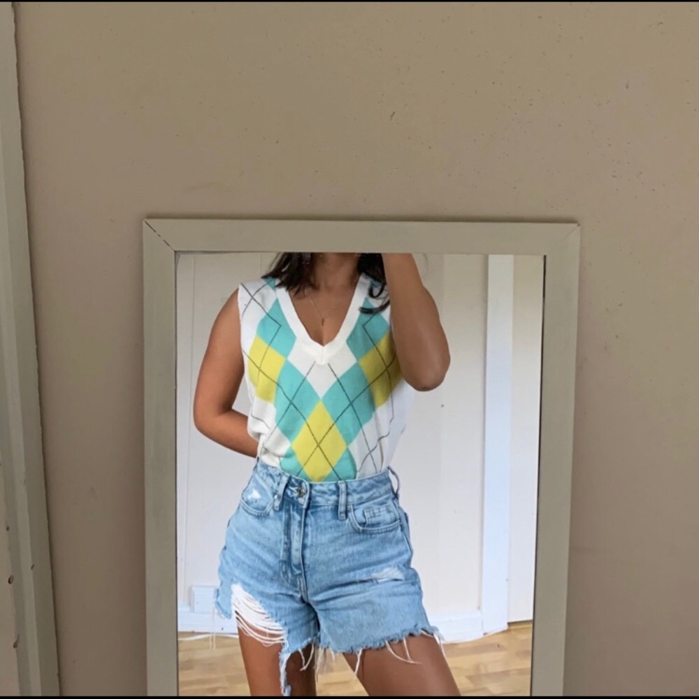 Argyle sweater